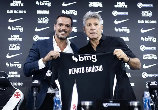 Renato Gaúcho é apresentado como novo técnico do Vasco
