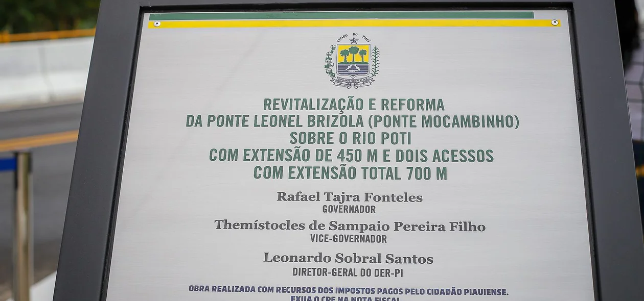 Revitalização da ponte do Mocambinho