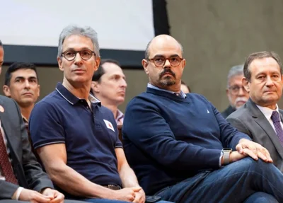 Romeu Zema e Mateus Simões