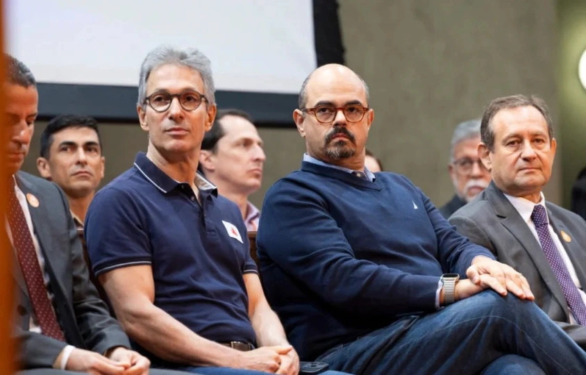 Romeu Zema e Mateus Simões