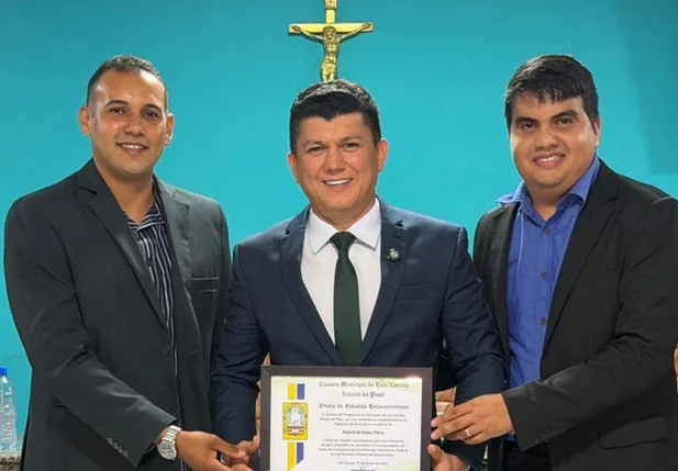 Rubens Vieira recebe título de cidadania