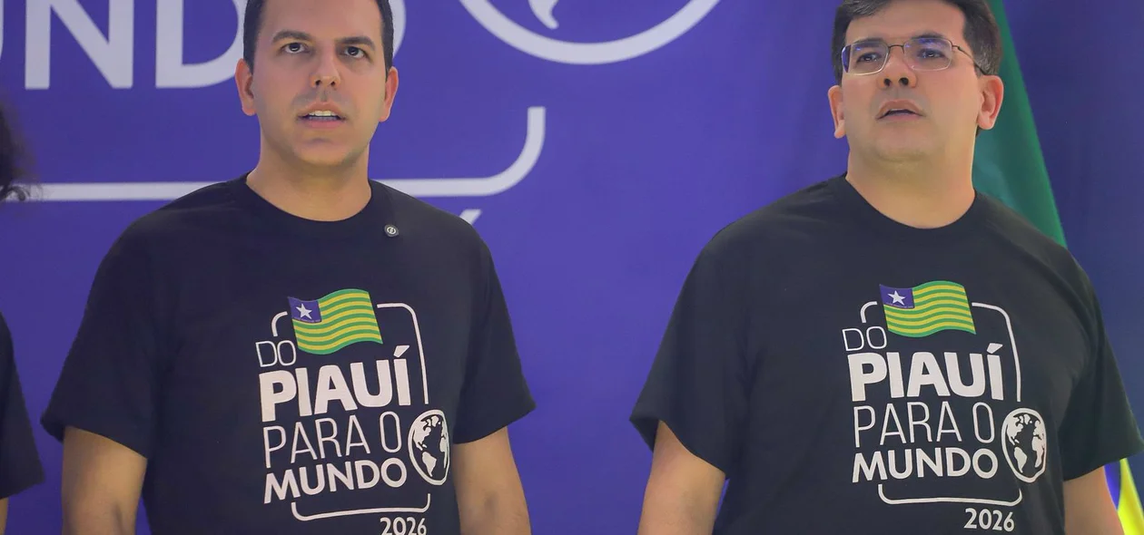 Secretário Rodrigo Torres e o governador Rafael Fonteles