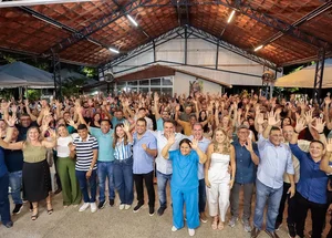 Senador Ciro Nogueira durante agenda em Demerval Lobão