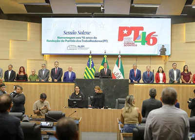 Sessão solene em alusão aos 46 anos do PT