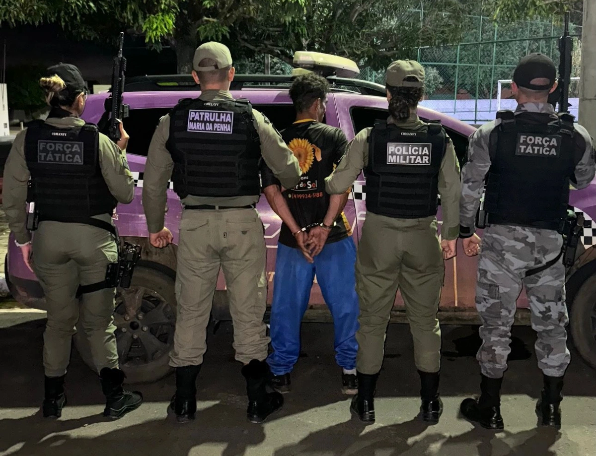 Suspeito de agredir companheira e atear fogo na casa da vítima