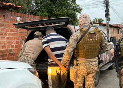 Suspeito preso durante operação em Altos