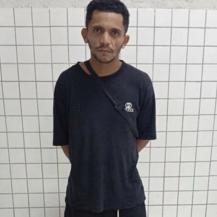 Suspeito preso pela Polícia Militar do Piauí