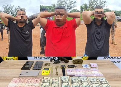 Trio suspeito de furtos em carros de luxo é preso