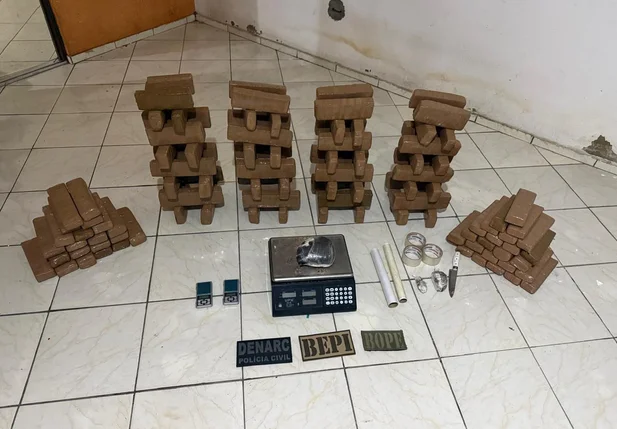100 kg de maconha apreendidos