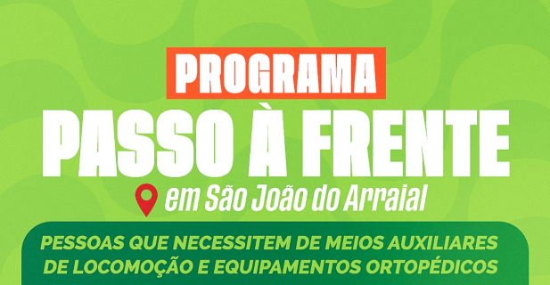 Ação do SUS garante acesso a equipamentos de mobilidade em São João do Arraial