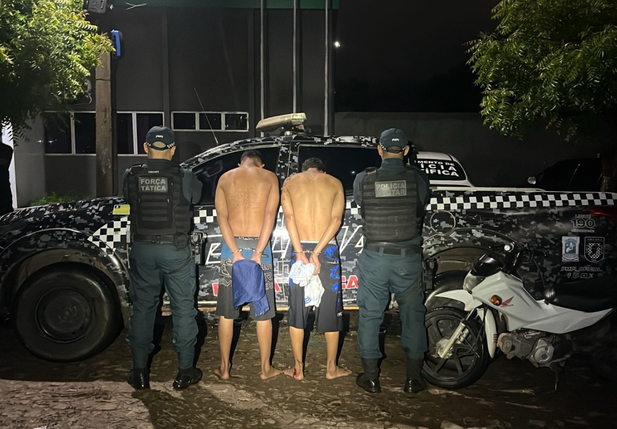 Adolescentes são apreendidos por tráfico de drogas em Piripiri