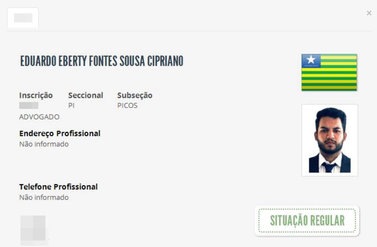 Advogado Eduardo Cipriano