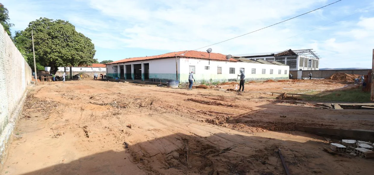 Área total da escola passará por reforma