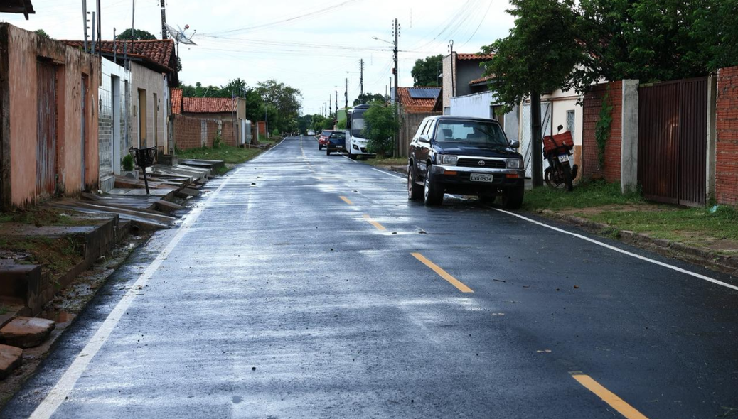 Asfalto em Piripiri