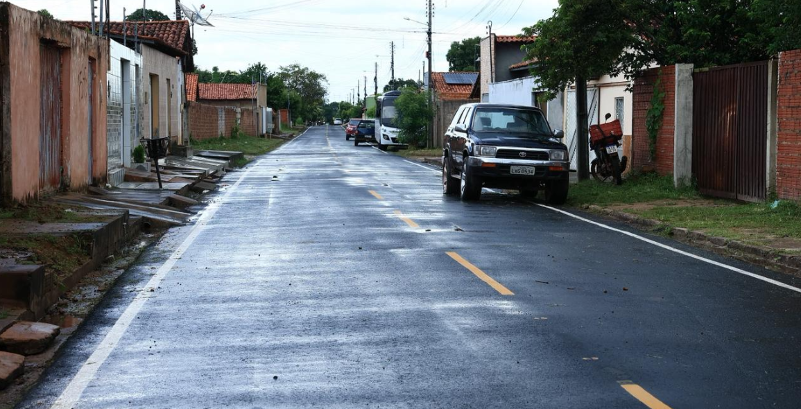 Asfalto em Piripiri