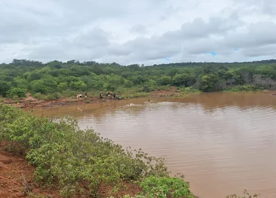 Barragem na localidade Sipaúba, em Wall Ferraz