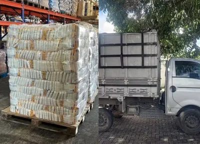 Carga furtada/ Caminhão usado para o transporte