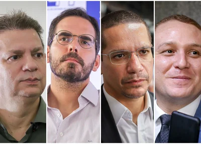 Castro Neto, Marcos Aurélio Sampaio, ex-secretário Daniel Oliveira e vereador Venâncio Cardoso