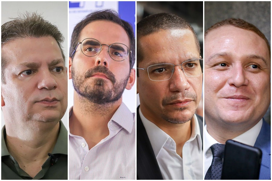 Castro Neto, Marcos Aurélio Sampaio, ex-secretário Daniel Oliveira e vereador Venâncio Cardoso