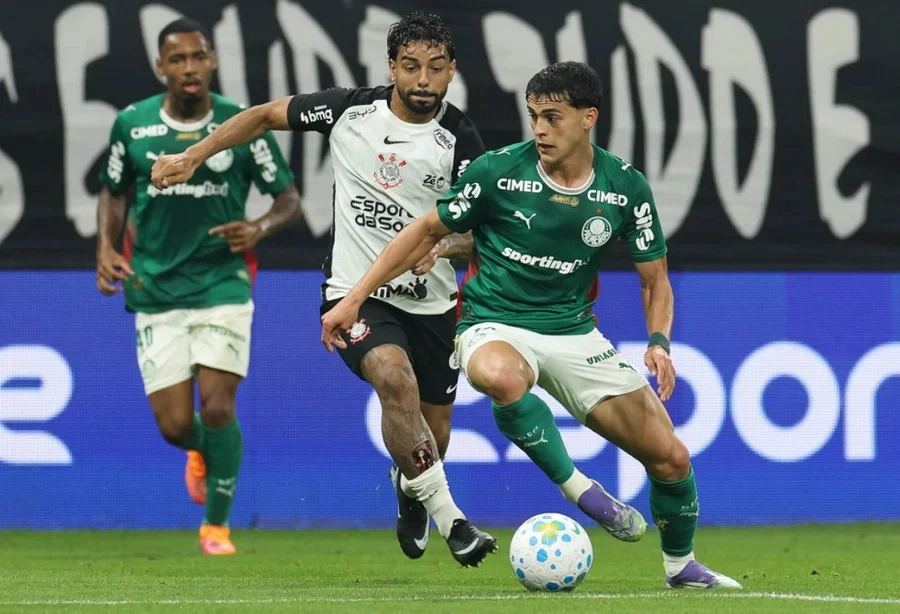 Corinthians segura empate contra o Palmeiras