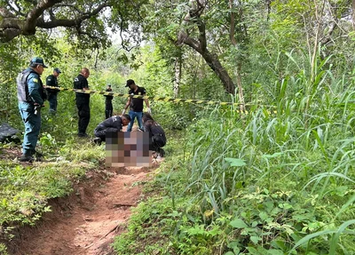 Corpo foi encontrado em área de mata