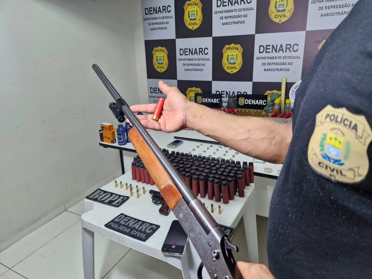 DENARC apreendeu armas de grosso calibre