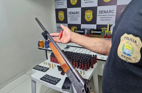 DENARC apreendeu armas de grosso calibre