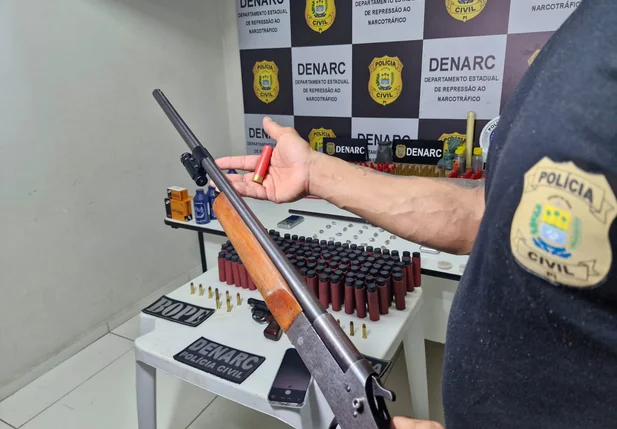 DENARC apreendeu armas de grosso calibre