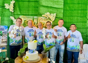 Dr. Hélio participa das comemorações dos 34 anos de Santa Cruz dos Milagres