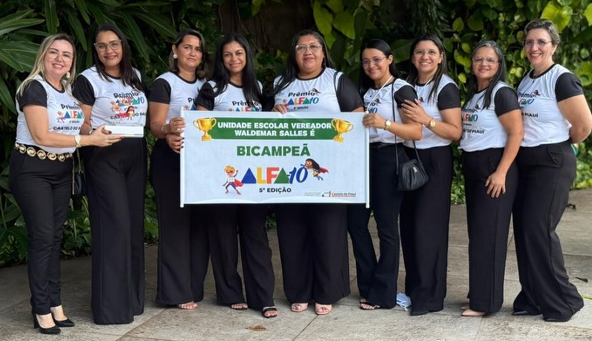 Educação de Castelo do Piauí tem duas escolas reconhecidas no Prêmio Alfa-10