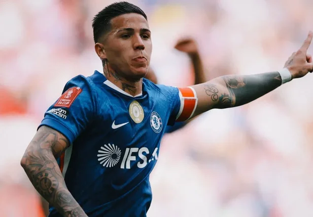 Enzo Fernández marcou o gol da classificação