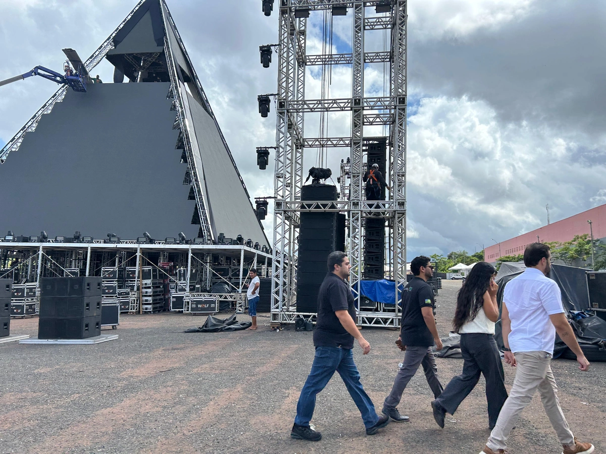 Equipe da Secretaria de Segurança do Piauí na Arena Cahoo