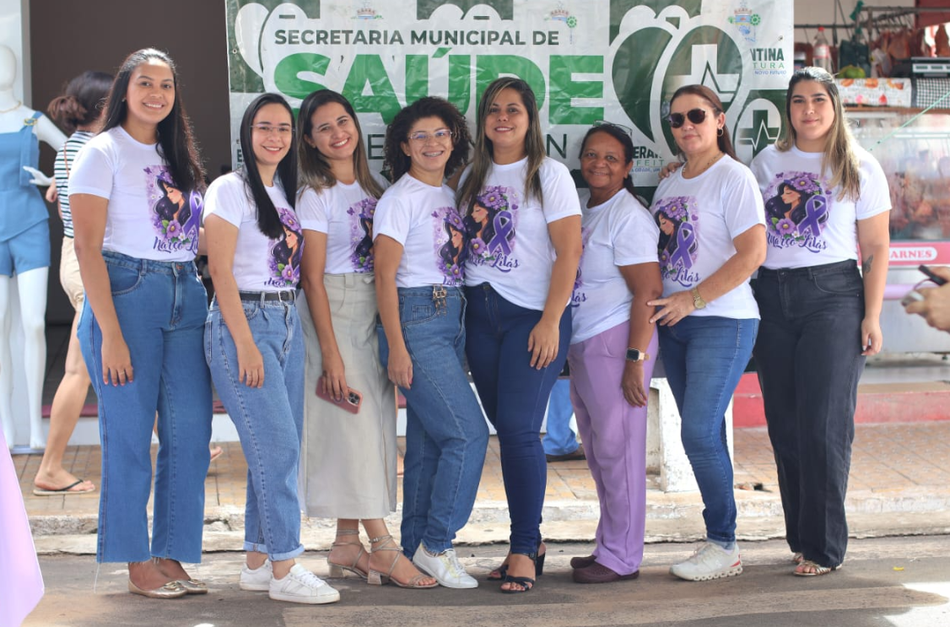 Equipe que atuou no "Março Lilás"