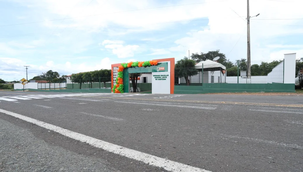 Escola fica localizada na comunidade Lagoa das Covas