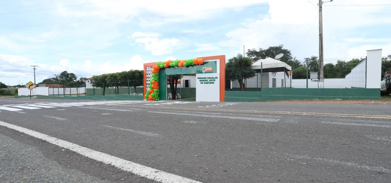 Escola fica localizada na comunidade Lagoa das Covas