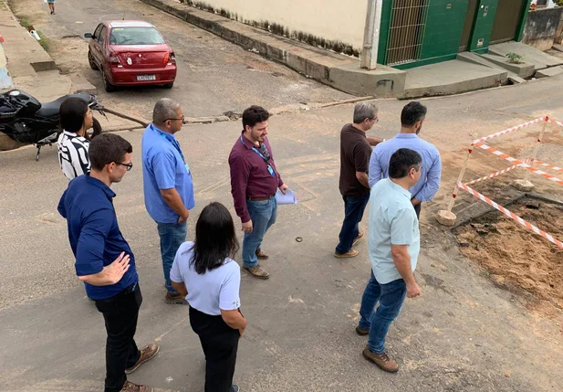 Fiscalização da Eturb com a Águas de Teresina