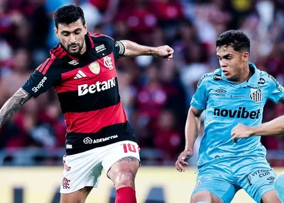Flamengo vence o Santos e se recupera no Brasileirão