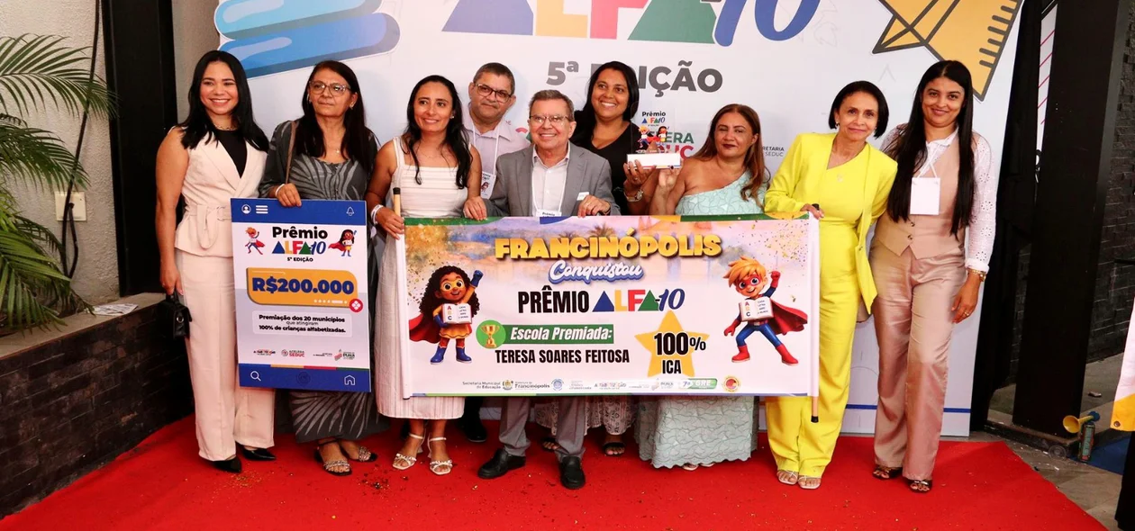 Francinópolis conquista prêmios na educação