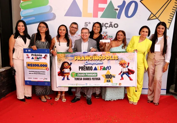 Francinópolis conquista prêmios na educação