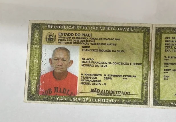 Francisco Mourão da Silva foi morto a tiros