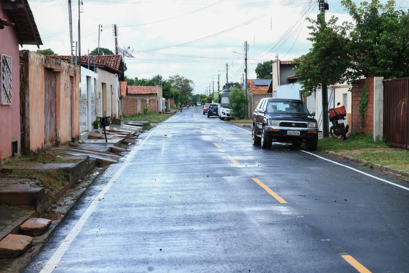Governo do Estado executa obras de pavimentação asfáltica