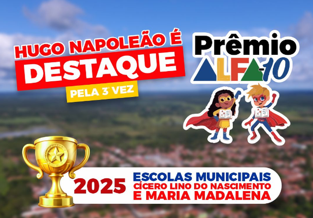 Hugo Napoleão conquista Prêmio Alfa-10 pela 3ª vez e se destaca com duas escolas premiadas na mesma edição