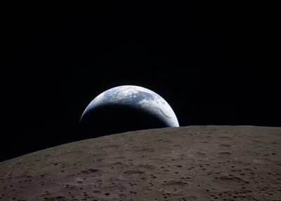 Imagens da Nasa durante missão Artemis II