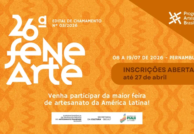 Inscrições estão abertas