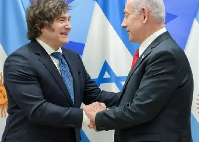 Javier Milei se reúne com Netanyahu