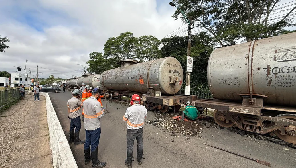 Líquido inflamável sendo transportado