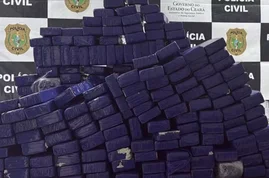 Polícia apreende 182 kg de maconha em refrigerador