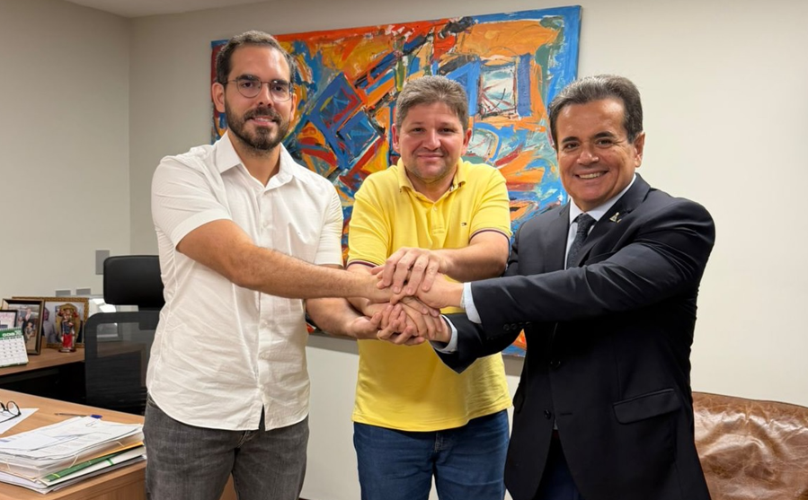 Marcos Aurélio Sampaio, Zé Filho e Henrique Pires