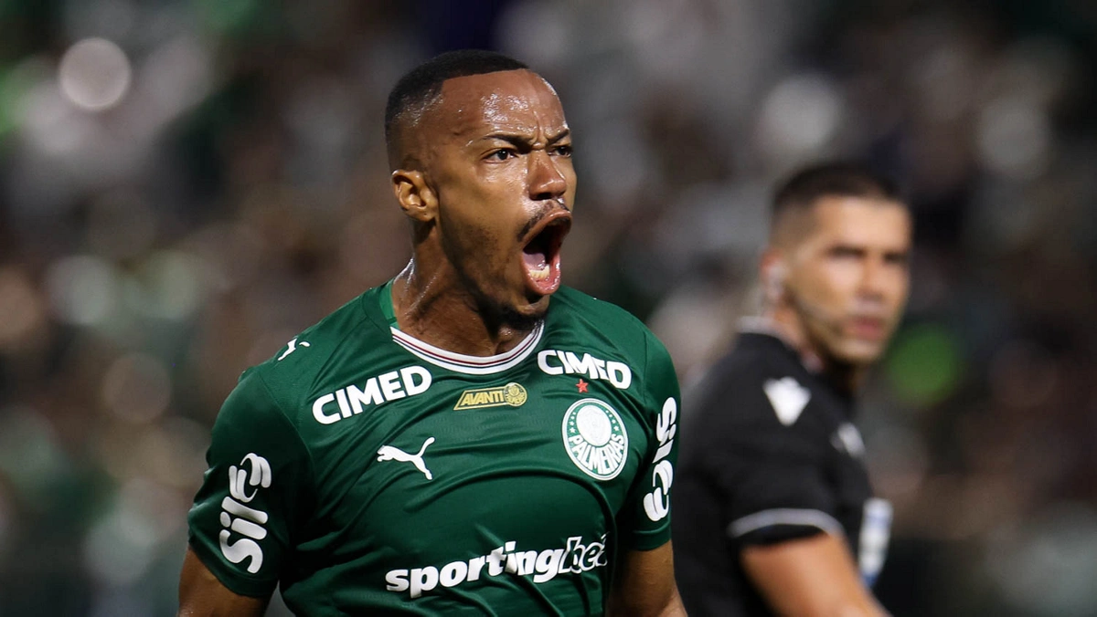 Marlon Freitas marcou para o Palmeiras