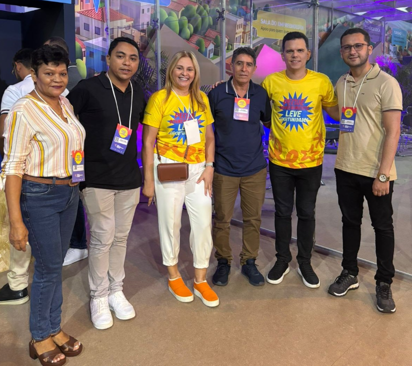 Membros da Prefeitura de Esperantina participam da Feira do Empreendedor em Teresina